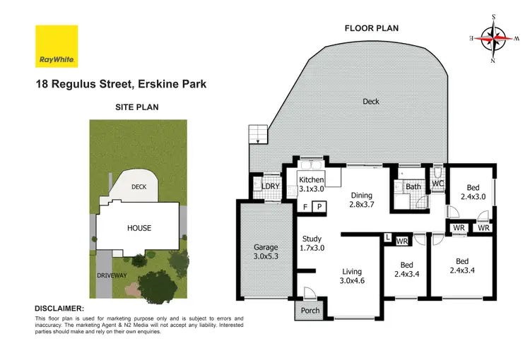 Floorplan of Homely house listing, 18 Regulus Street, Erskine Park NSW 2759