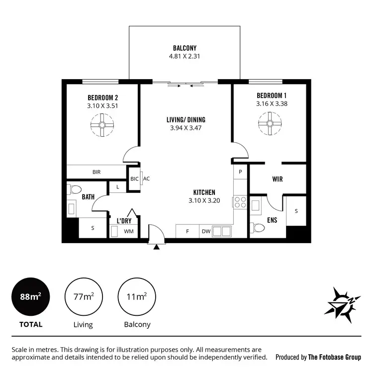 Floorplan of Homely apartment listing, 15/411 Anzac Highway, Camden Park SA 5038