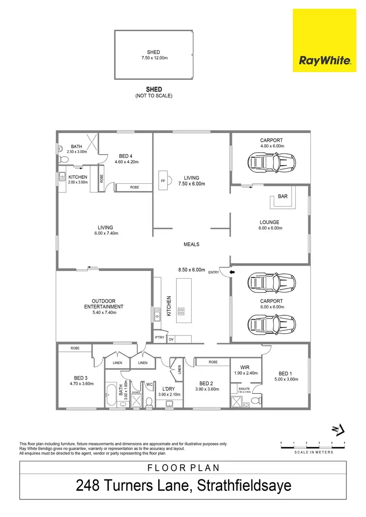 Floorplan of Homely house listing, 248 Turners Road, Strathfieldsaye VIC 3551