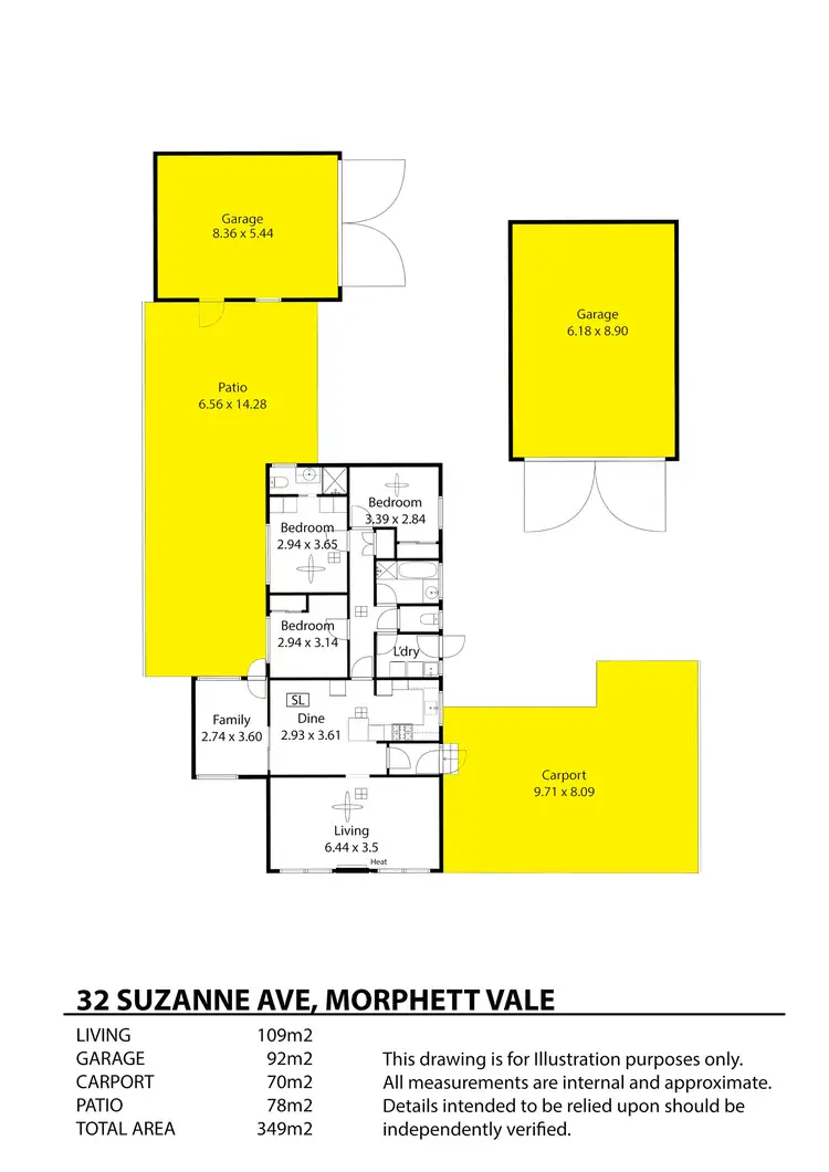 Floorplan of Homely house listing, 32 Suzanne Avenue, Morphett Vale SA 5162