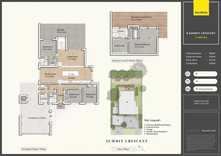 Floorplan of Homely house listing, 8 Summit Crescent, Carrara QLD 4211