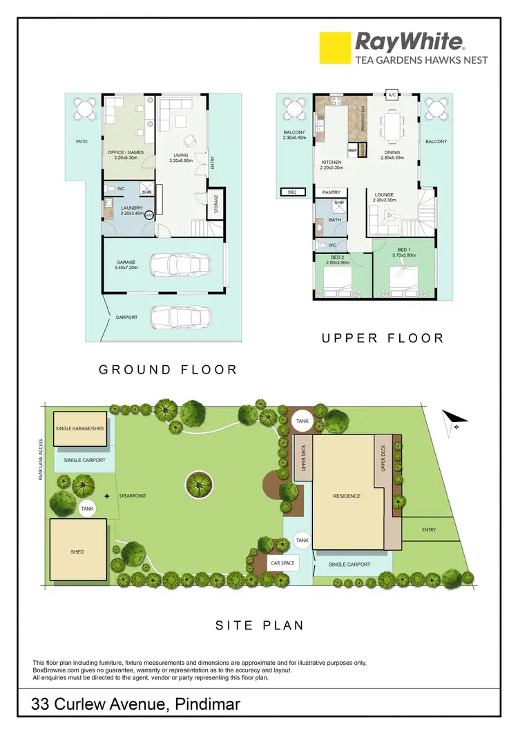 Floorplan of Homely house listing, 33 Curlew Avenue, Pindimar NSW 2324