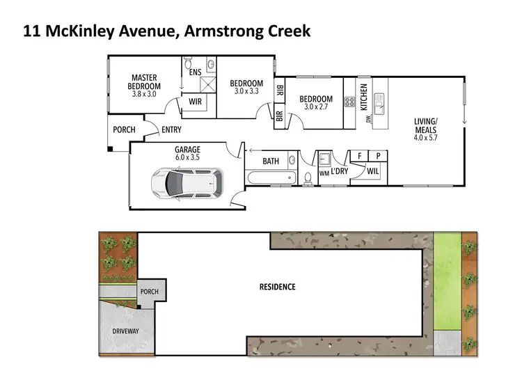 Floorplan of Homely house listing, 11 Mckinley Avenue, Armstrong Creek VIC 3217