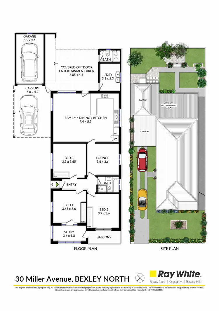 Floorplan of Homely house listing, 30 Miller Avenue, Bexley North NSW 2207