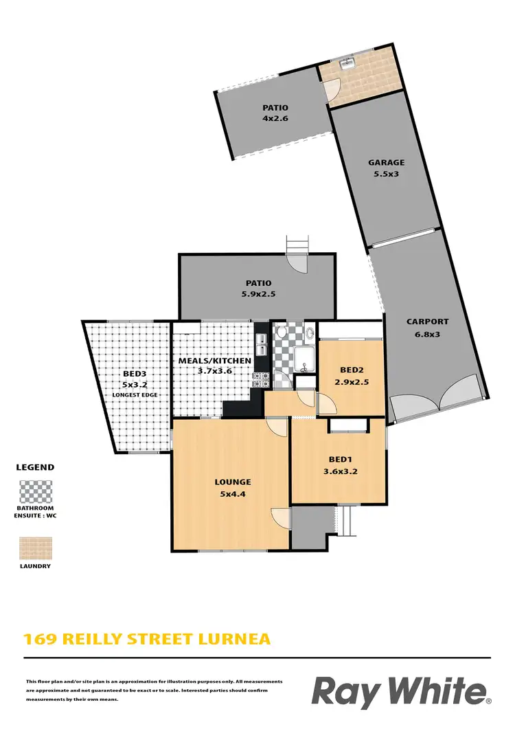 Floorplan of Homely house listing, 169 Reilly Street, Lurnea NSW 2170