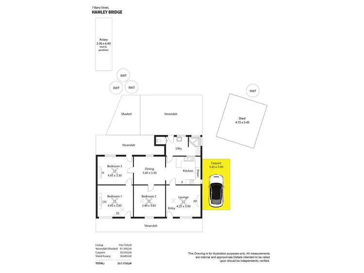 Floorplan of Homely house listing, 7 Barry Street, Hamley Bridge SA 5401