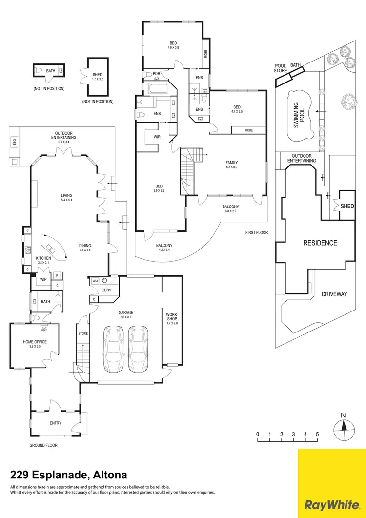 Floorplan of Homely house listing, 229 Esplanade, Altona VIC 3018