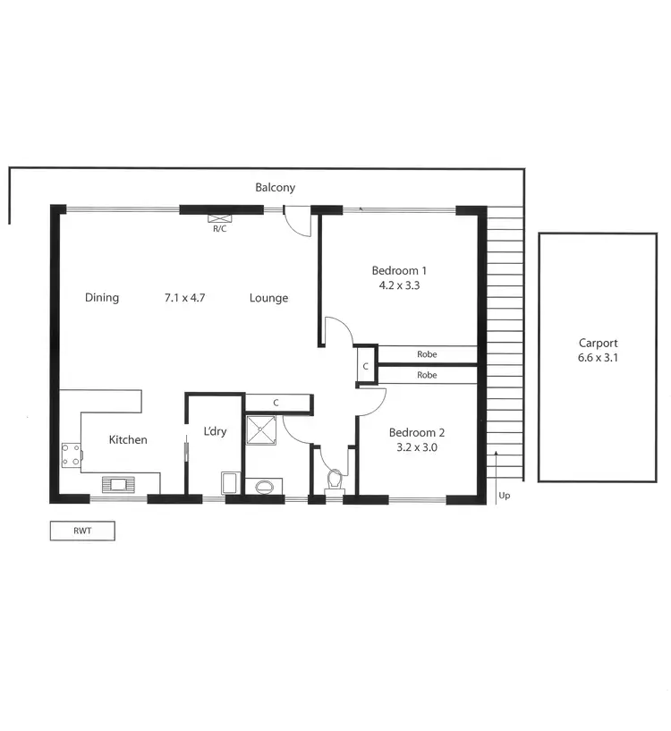 Floorplan of Homely house listing, 4/5 The Parkway, Victor Harbor SA 5211