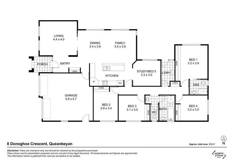 Floorplan of Homely house listing, 8 Donoghoe Crescent, Queanbeyan East NSW 2620