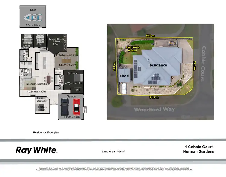 Floorplan of Homely house listing, 1 Cobble Court, Norman Gardens QLD 4701