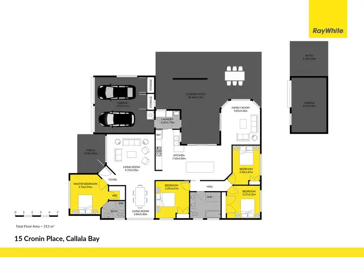 Floorplan of Homely house listing, 15 Cronin Place, Callala Bay NSW 2540