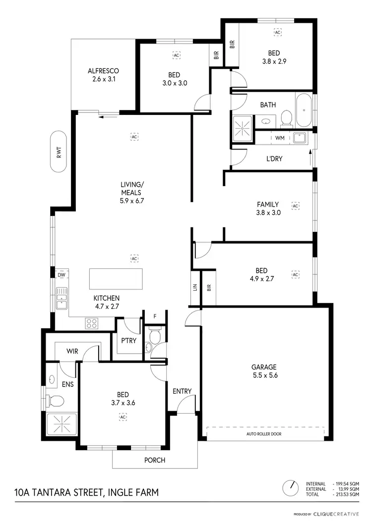 Floorplan of Homely house listing, 10A Tantara Street, Ingle Farm SA 5098