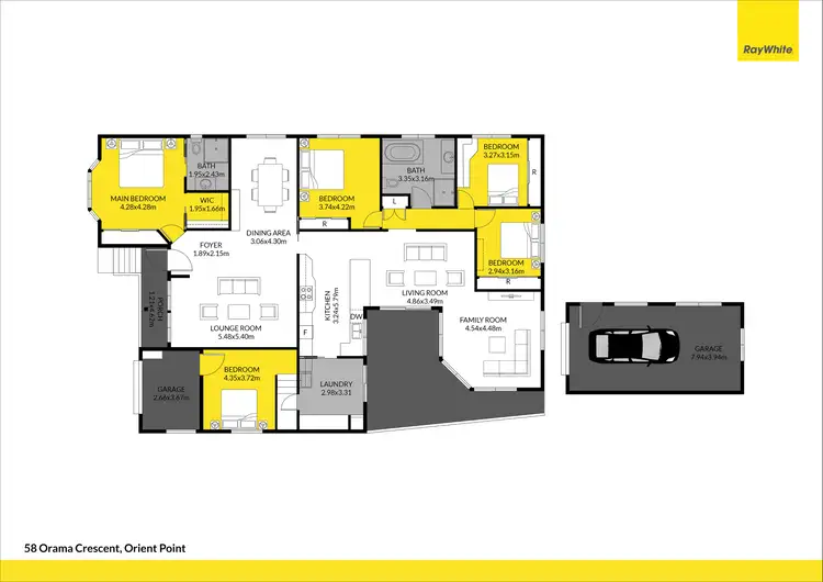 Floorplan of Homely house listing, 58 Orama Crescent, Orient Point NSW 2540