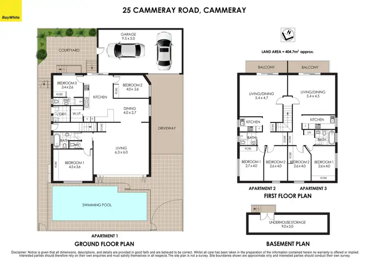 Floorplan of Homely house listing, 25 Cammeray Road, Cammeray NSW 2062
