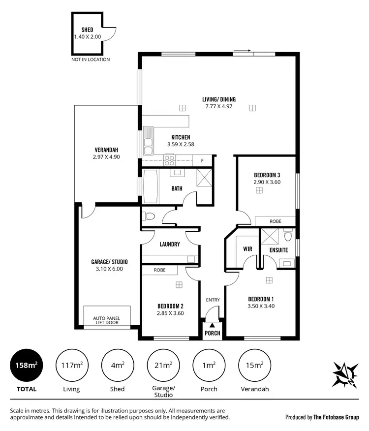 Floorplan of Homely house listing, 45A Stakes Crescent, Elizabeth Downs SA 5113