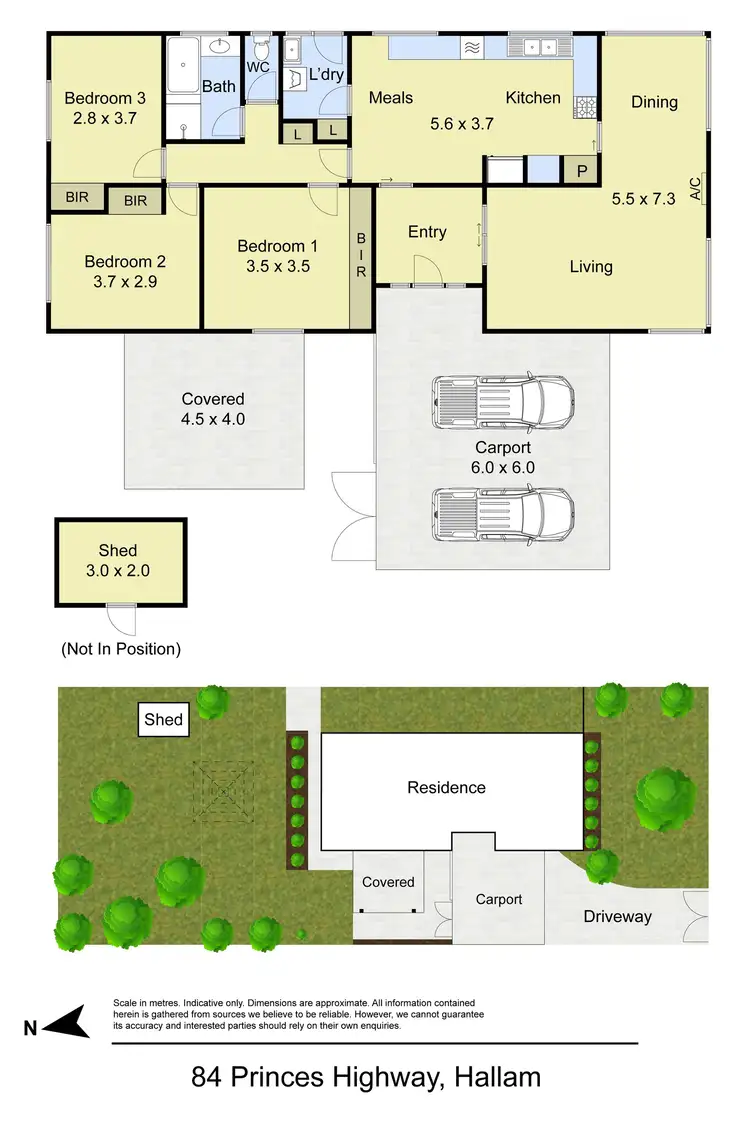 Floorplan of Homely house listing, 84 Princes Highway, Hallam VIC 3803