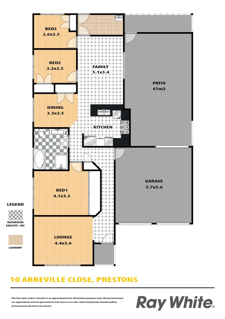 Floorplan of Homely house listing, 10 Abbeville Close, Prestons NSW 2170