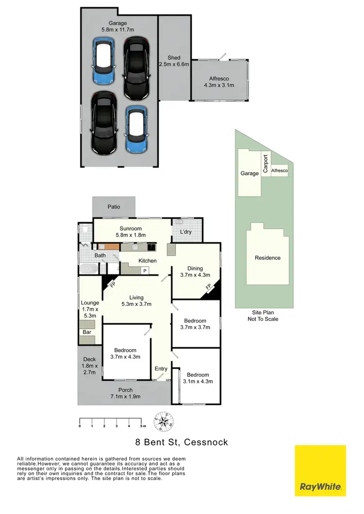 Floorplan of Homely house listing, 8 Bent Street, Cessnock NSW 2325