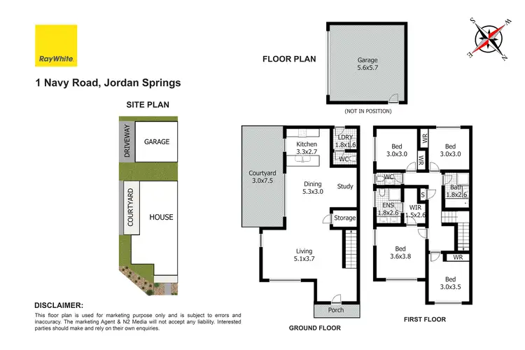 Floorplan of Homely house listing, 1 Navy Road, Jordan Springs NSW 2747