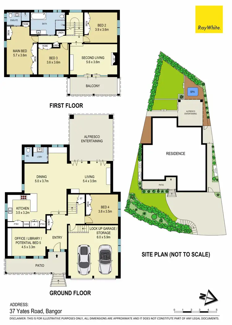 Floorplan of Homely house listing, 37 Yates Road, Bangor NSW 2234