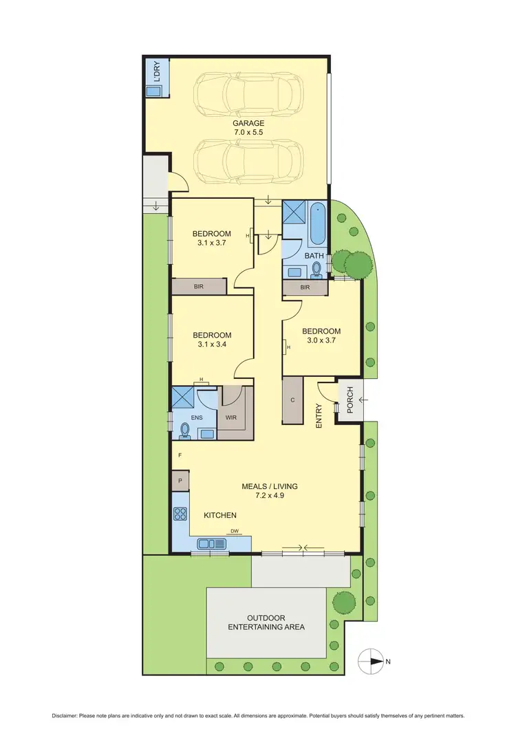 Floorplan of Homely unit listing, 5/21 Watt Avenue, Oak Park VIC 3046