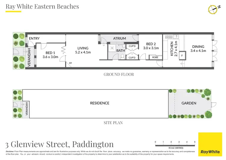 Floorplan of Homely house listing, 3 Glenview Street, Paddington NSW 2021