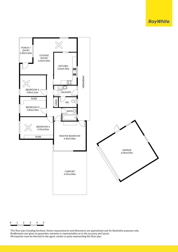 Floorplan of Homely house listing, 20 Hobart Road, Henley Beach South SA 5022