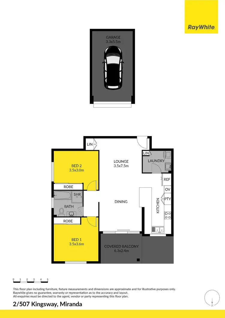 Floorplan of Homely apartment listing, 2/507-511 Kingsway, Miranda NSW 2228