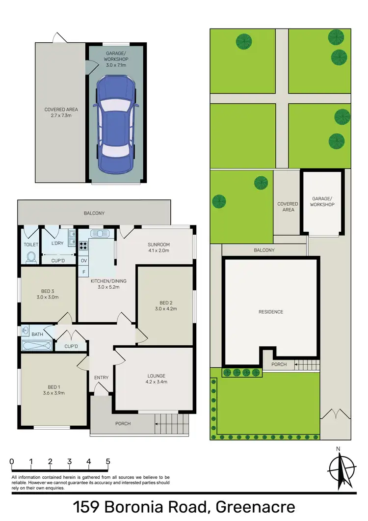 Floorplan of Homely house listing, 159 Boronia Road, Greenacre NSW 2190