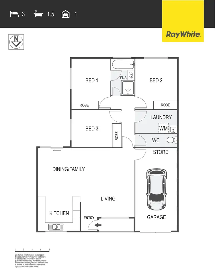 Floorplan of Homely townhouse listing, 8/15 Stace Place, Gordon ACT 2906