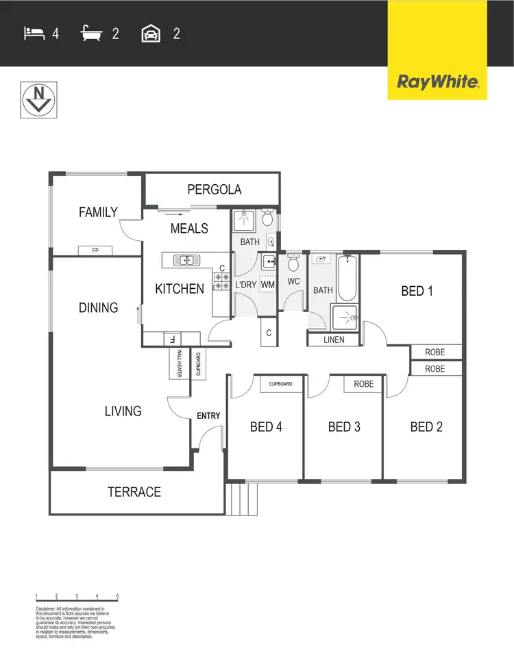 Floorplan of Homely house listing, 22 Etheridge Street, Page ACT 2614
