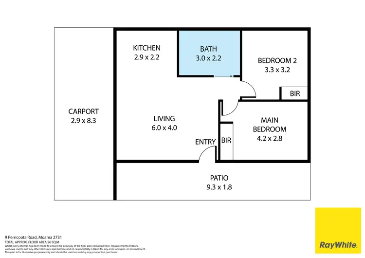 Floorplan of Homely other listing, 9/162 Perricoota Road, Moama NSW 2731