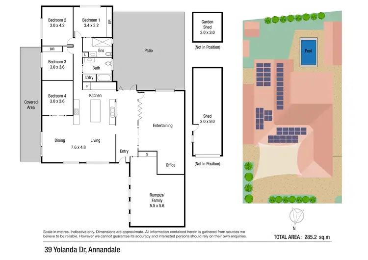 Floorplan of Homely house listing, 39 Yolanda Drive, Annandale QLD 4814