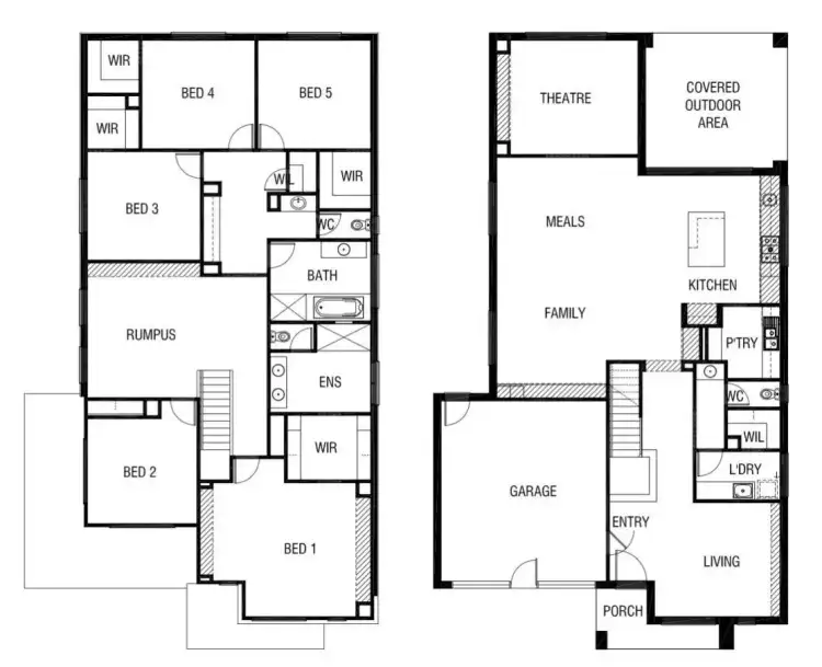 Floorplan of Homely house listing, 8 Irvine Rise, Werribee VIC 3030