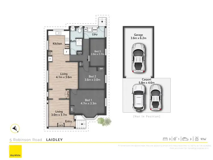 Floorplan of Homely house listing, 5 Robinson Road, Laidley QLD 4341