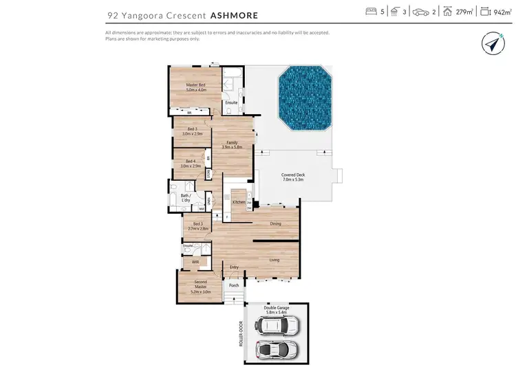 Floorplan of Homely house listing, 92 Yangoora Crescent, Ashmore QLD 4214
