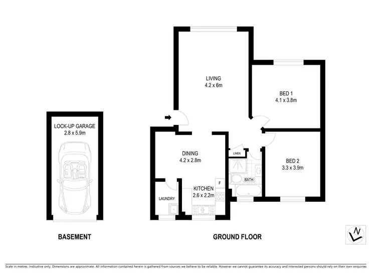 Floorplan of Homely unit listing, 77 Woniora Road, Hurstville NSW 2220