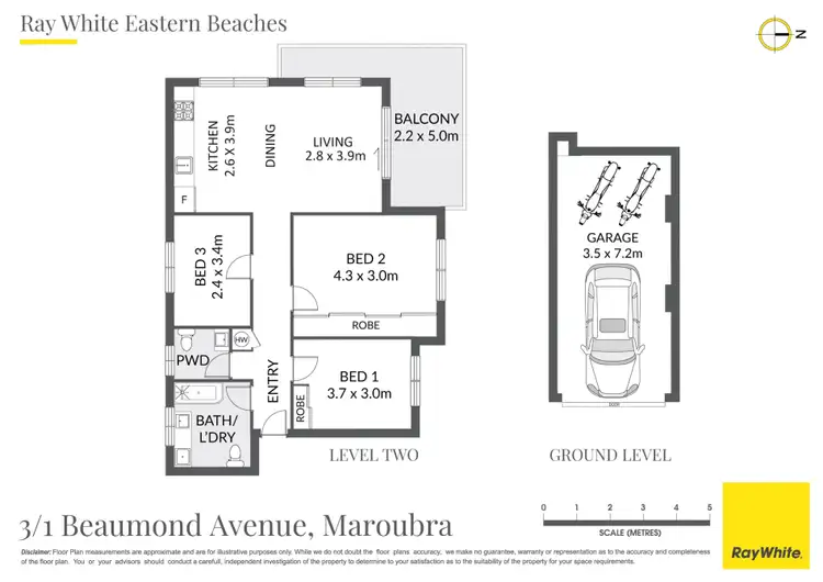 Floorplan of Homely apartment listing, 3/1 Beaumond Avenue, Maroubra NSW 2035