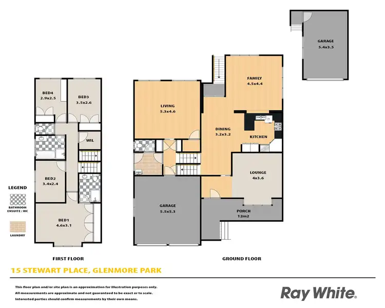 Floorplan of Homely house listing, 15 Stewart Place, Glenmore Park NSW 2745