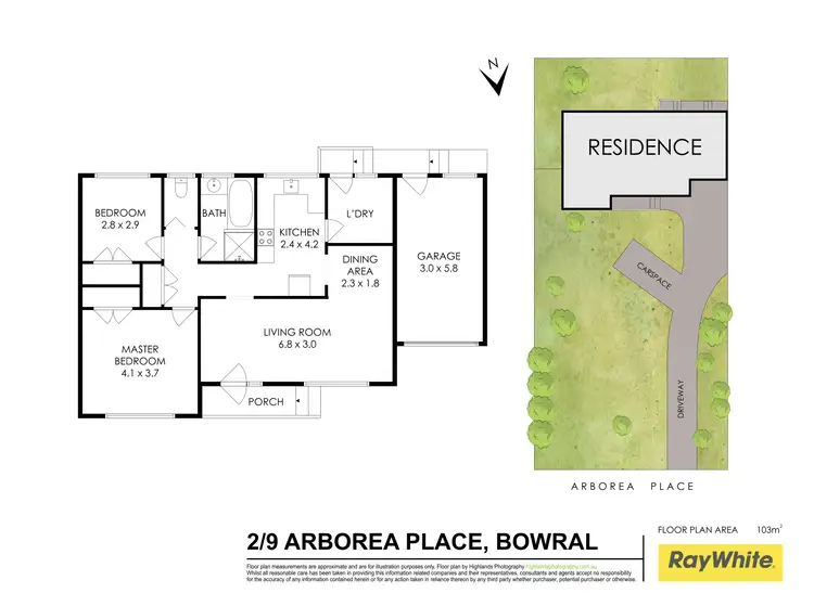 Floorplan of Homely villa listing, 2/9 Arborea Place, Bowral NSW 2576