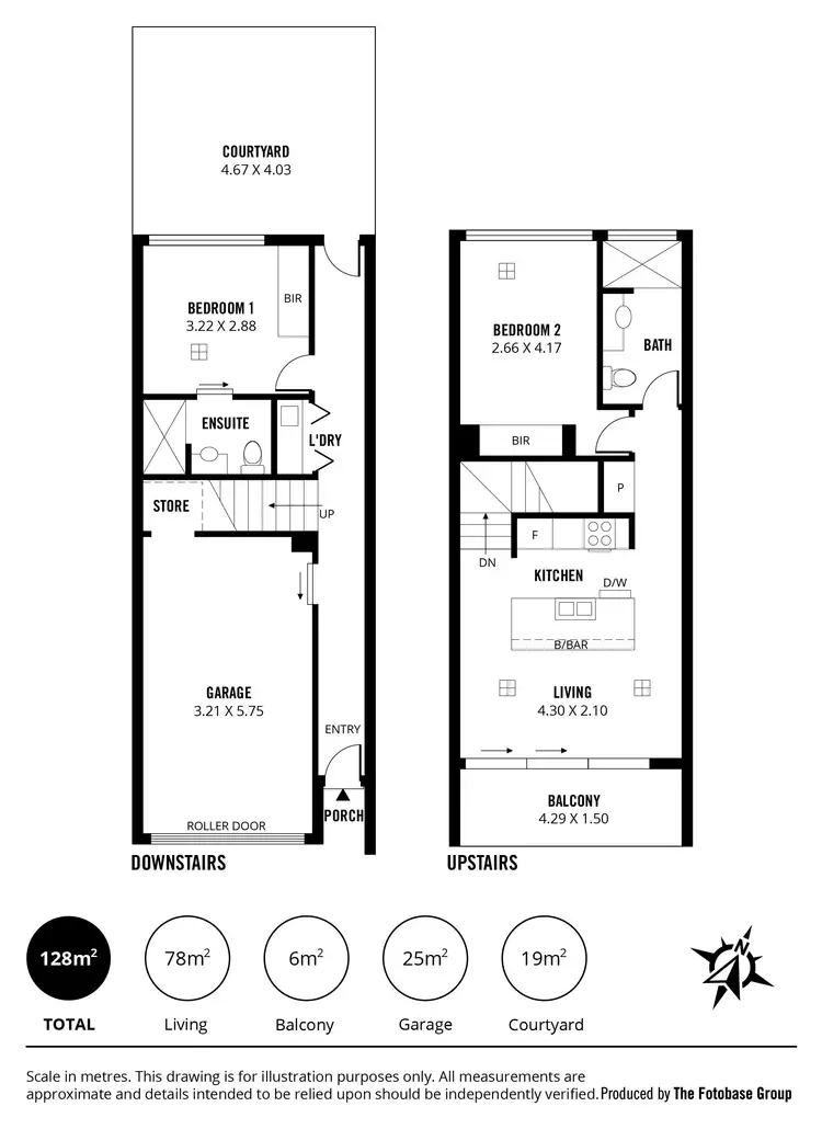 Floorplan of Homely townhouse listing, 15 Angus Lane, Mansfield Park SA 5012