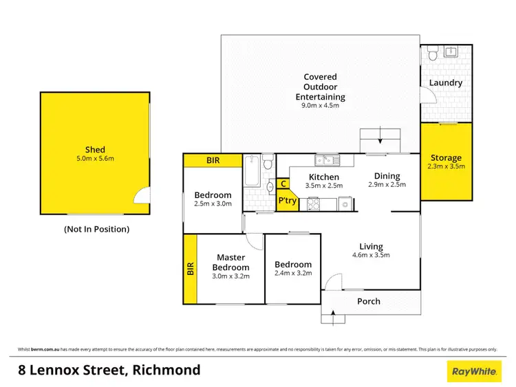 Floorplan of Homely house listing, 8 Lennox Street, Richmond NSW 2753