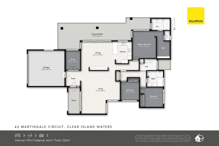 Floorplan of Homely house listing, 45 Martingale Circuit, Clear Island Waters QLD 4226