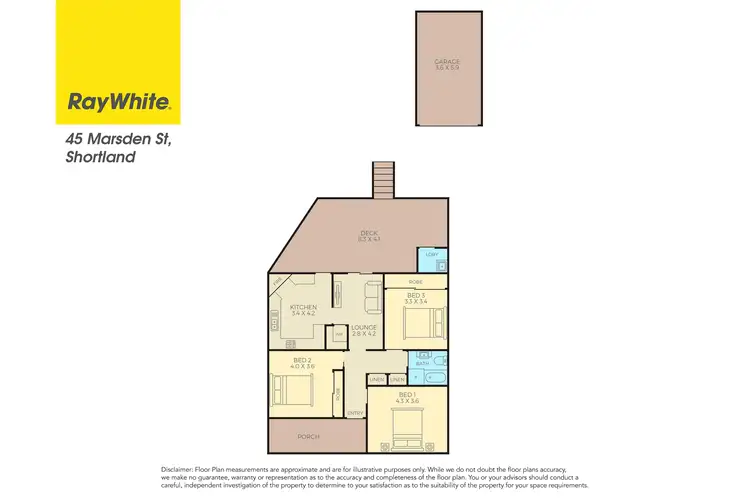 Floorplan of Homely house listing, 45 Marsden Street, Shortland NSW 2307