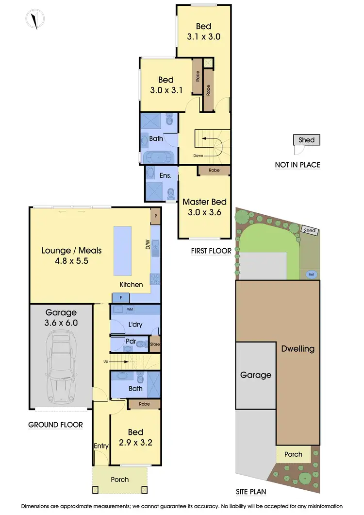 Floorplan of Homely townhouse listing, 2C Claude Street, Bentleigh East VIC 3165