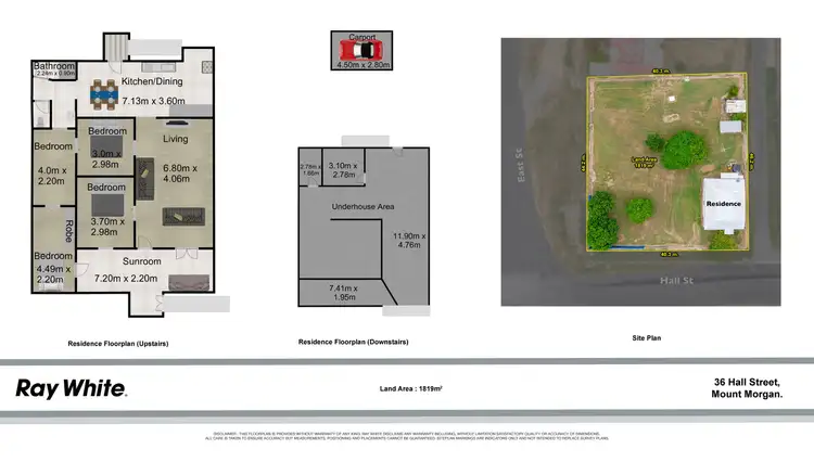 Floorplan of Homely house listing, 36 Hall Street, Mount Morgan QLD 4714