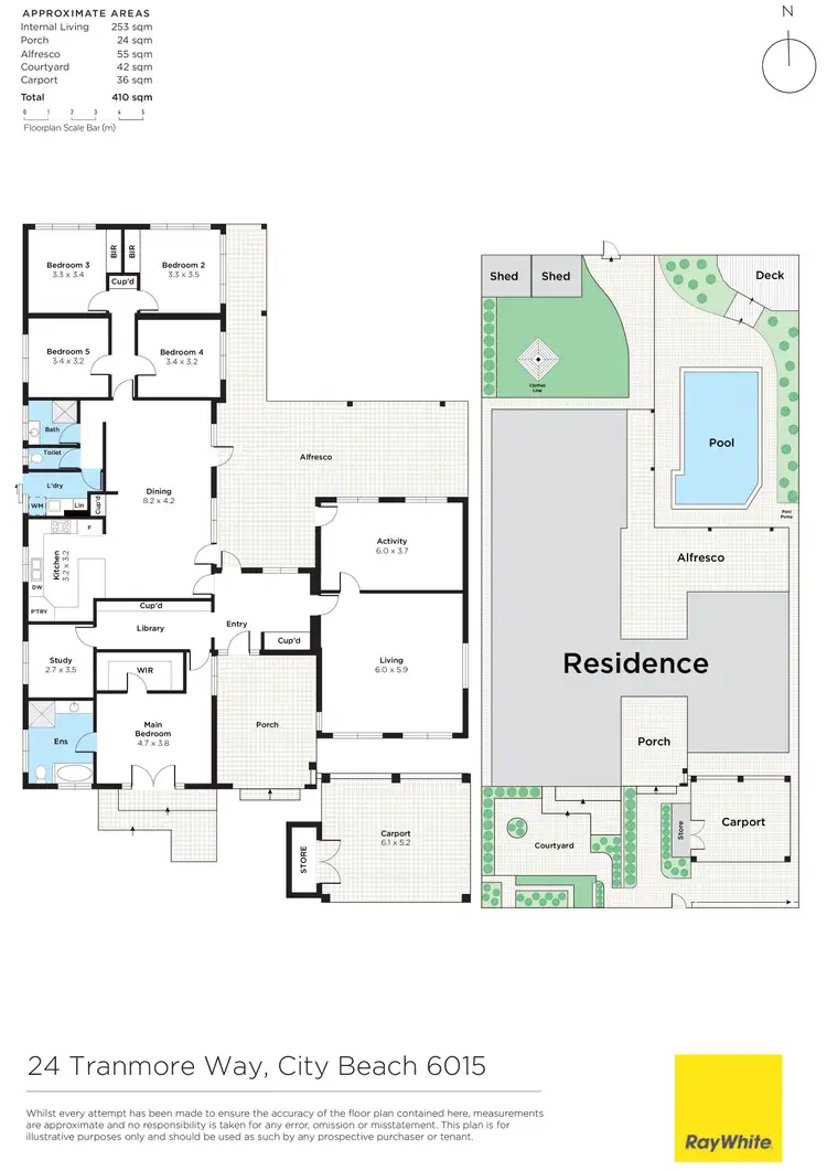 Floorplan of Homely house listing, 24 Tranmore Way, City Beach WA 6015