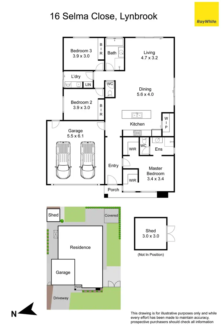 Floorplan of Homely house listing, 16 Selma Close, Lynbrook VIC 3975