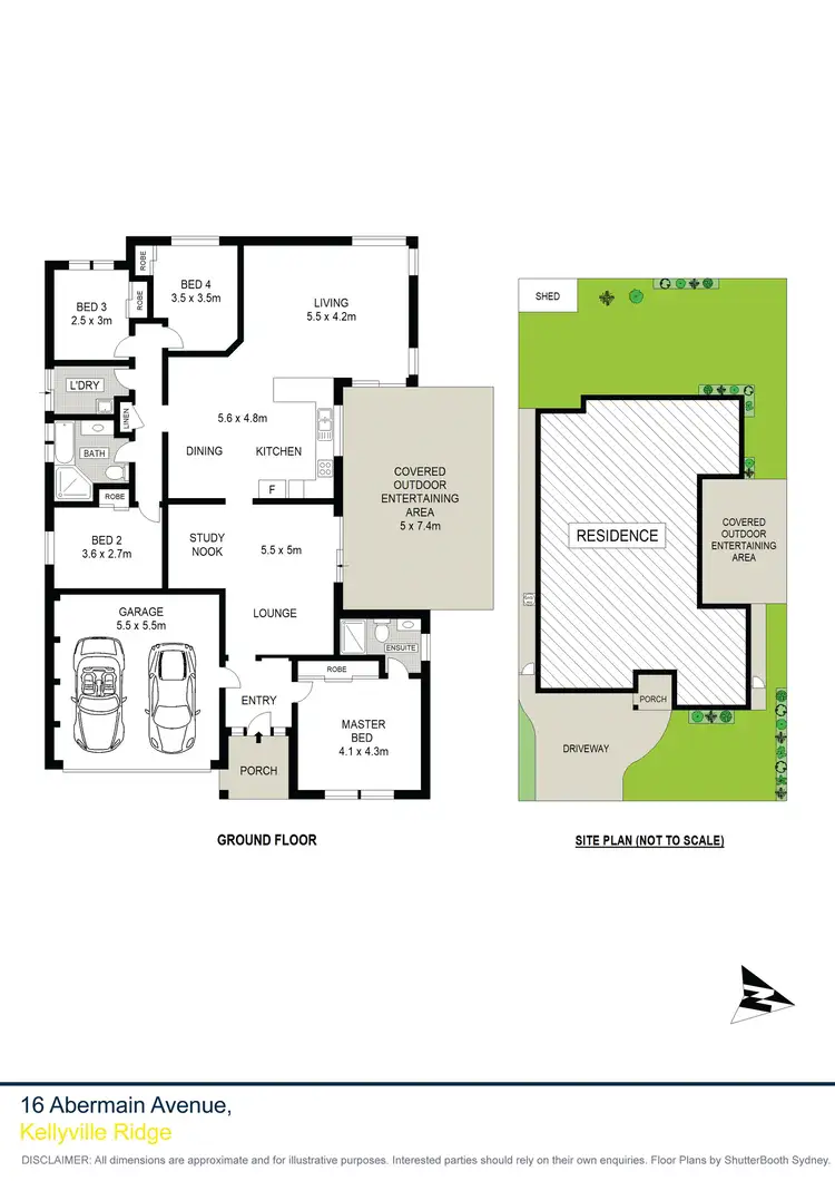 Floorplan of Homely house listing, 16 Abermain Avenue, Kellyville Ridge NSW 2155