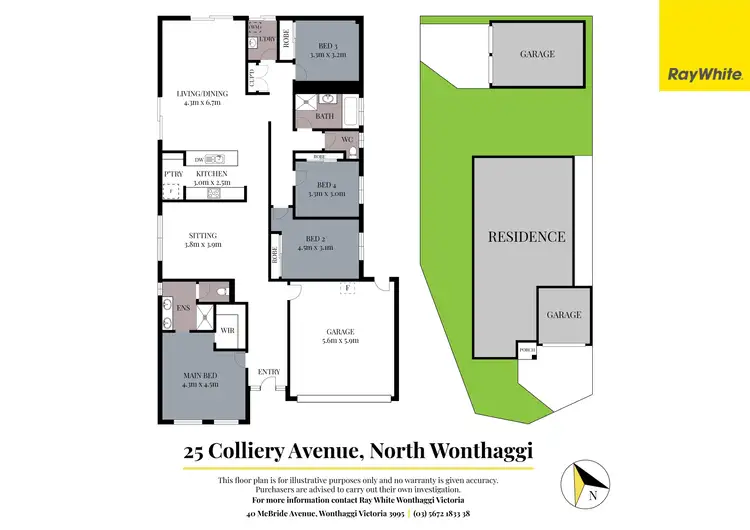 Floorplan of Homely house listing, 25 Colliery Avenue, North Wonthaggi VIC 3995